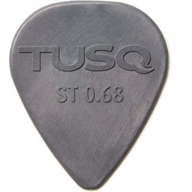 Graphtech PQP-0068-G6 Tusq Pick 0.68 mm Grey 6 Pack Deep Tone Pena