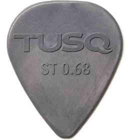 Graphtech PQP-0068-G6 Tusq Pick 0.68 mm Grey 6 Pack Deep Tone Pena
