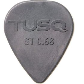 Graphtech PQP-0068-G6 Tusq Pick 0.68 mm Grey 6 Pack Deep Tone Pena