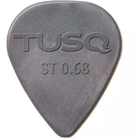 Graphtech PQP-0068-G6 Tusq Pick 0.68 mm Grey 6 Pack Deep Tone Pena