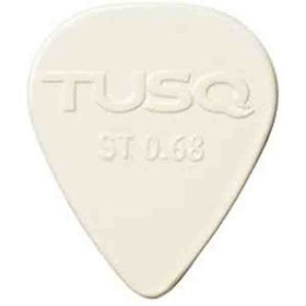 Graphtech PQP-0068-W6 Tusq Pick 0.68 mm White 6 Pack Bright Tone Pena