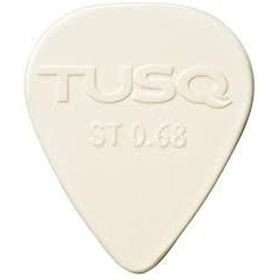 Graphtech PQP-0068-W6 Tusq Pick 0.68 mm White 6 Pack Bright Tone Pena
