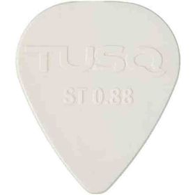 Graphtech PQP-0088-W6 Tusq Pick 0.88 mm White 6 Pack Bright Tone Pena