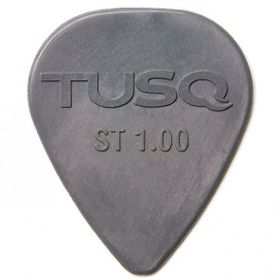 Graphtech PQP-0100-G6 Tusq Pick 1.00 mm Grey 6 Pack Deep Tone Pena
