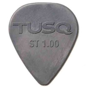 Graphtech PQP-0100-G6 Tusq Pick 1.00 mm Grey 6 Pack Deep Tone Pena