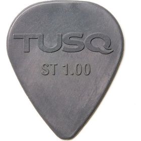 Graphtech PQP-0100-G6 Tusq Pick 1.00 mm Grey 6 Pack Deep Tone Pena