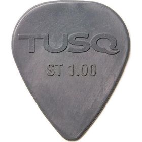 Graphtech PQP-0100-G6 Tusq Pick 1.00 mm Grey 6 Pack Deep Tone Pena