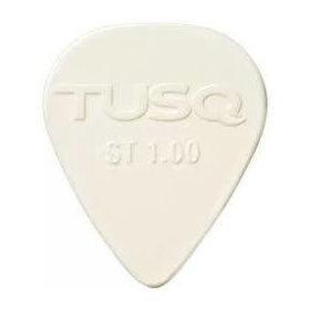 Graphtech PQP-0100-W6 TUSQ Pick 1.00 mm White 6 Pack Bright Tone Pena