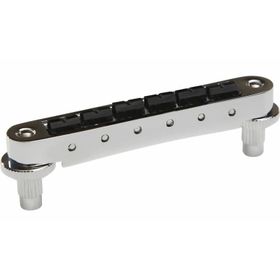 Graphtech PS-8843-C0 Resomax NV2 Autolock SS Bridge 4 mm Chrome Graph Gitar Parçası