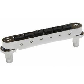 Graphtech PS-8843-C0 Resomax NV2 Autolock SS Bridge 4 mm Chrome Graph Gitar Parçası