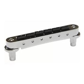 Graphtech PS-8843-C0 Resomax NV2 Autolock SS Bridge 4 mm Chrome Graph Gitar Parçası