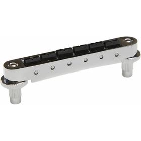 Graphtech PS-8843-C0 Resomax NV2 Autolock SS Bridge 4 mm Chrome Graph Gitar Parçası