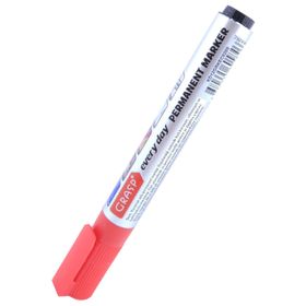 Grasp Yuvarlak Uçlu Kırmızı Permanent Markör Kalem