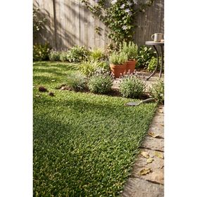 Grass Dekoratif Balkon Bahçe İç Dış Mekan Sarı Otlu Yeşil Sarı Yapay 100x200 cm Çim Halı