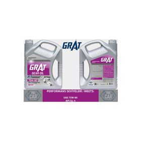 Grat GL-4 75W80 3 lt Yarı Sentetik Şanzıman Yağı