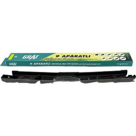 Grat Muz Tipi 9 Aparatlı 750 mm Universal Silecek