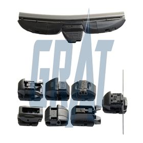 Grat Rüzgarlıklı 8 Aparatlı 450 mm Hibrit Silecek
