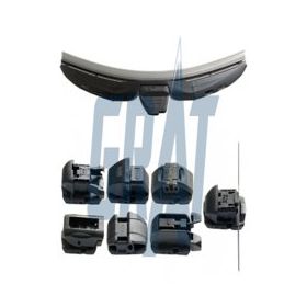 Grat Rüzgarlıklı 8 Aparatlı 500 mm Hibrit Silecek