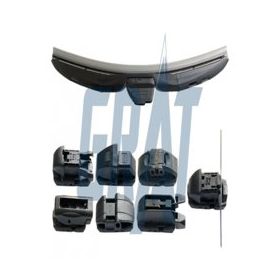 Grat Rüzgarlıklı 8 Aparatlı 530 mm Hibrit Silecek