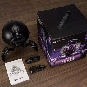 GravaStar Mars Pro Siyah 2 Adet 20 W Led Işıklı Bluetooth Hoparlör