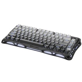 GravaStar Mercury K1 RGB Kablosuz Mekanik Alüminyum Çerçeveli İngilizce Q Siyah Gaming Klavye