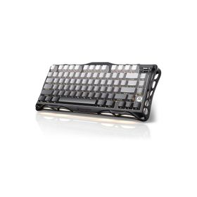 GravaStar Mercury K1 RGB Kablosuz Mekanik Alüminyum Çerçeveli İngilizce Q Siyah Gaming Klavye