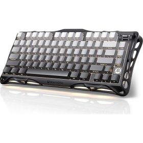 GravaStar Mercury K1 RGB Kablosuz Mekanik Alüminyum Çerçeveli İngilizce Q Siyah Gaming Klavye