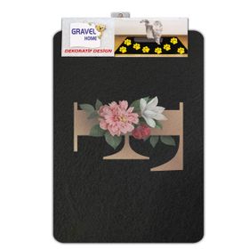 Gravel GRVLKOP60344 Dekoratif Kapı Önü 40x70 cm Paspas