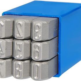 Gravurem 2.5 mm Çelik Rakam Takımı