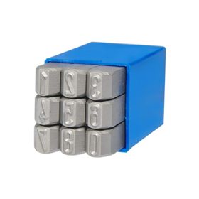 Gravurem 4 mm Çelik Rakam Takımı