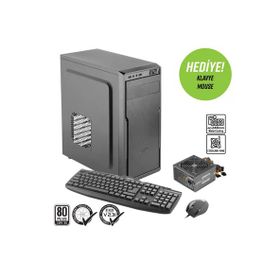 Green AVA Plus SKD 1x120 mm 2x2.0 USB 300W 80+ Standart Bilgisayar Kasası