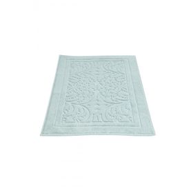 Green Black Penye Jakarlı Mint 50x80 Cm Elenora Banyo Paspası