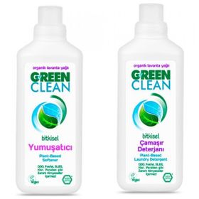 Green Clean 2x1 lt Bitkisel Çamaşır Yıkama Seti