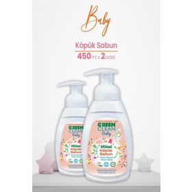 Green Clean 2x450 ml Portakal Yağlı Baby Köpük Sabun