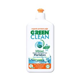 Green Clean 500 ml Organik Portakal Yağlı Bitkisel Bulaşık Makinesi Parlatıcı