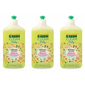 Green Clean Baby Organik Portakal Yağlı Bitkisel 500 ml x 3 Adet Emzik Biberon Temizleyici