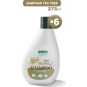 Green Clean Tea Tree 6x275 ml Şampuan