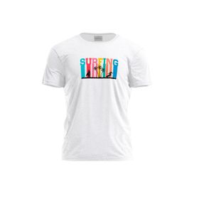 Green Fish BDTSWB-100055 Beyaz Erkek T-shirt