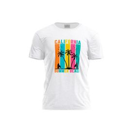 Green Fish BDTSWB-100058 Beyaz Erkek T-shirt