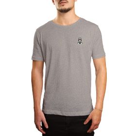 Green Fish DE-GF-TS-003938 Gri Erkek T-shirt