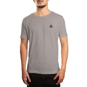 Green Fish DE-GF-TS-004847 Gri Erkek T-shirt