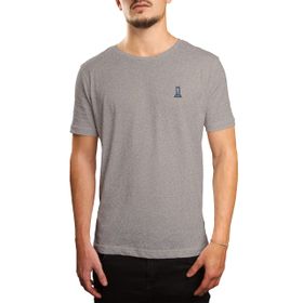Green Fish DE-GF-TS-005497 Gri Erkek T-shirt