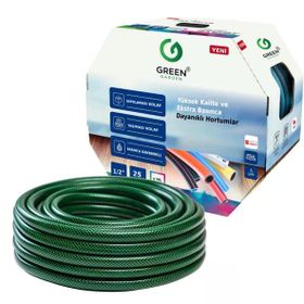Green Garden 381225 Flex Örgülü 1/2-25 mt Bahçe Hortumu