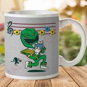 Green Power Ranger Zelda Mashup Baskılı Kupa