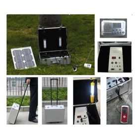Green Solar AND202 10 W Çantalı Güneş Aydınlatma Seti