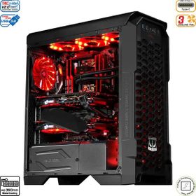 Green Striker Midtower 3x120 mm Fan Siyah 6x120 mm Fan Desteği Bilgisayar Kasası