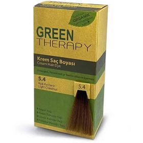 Green Therapy Krem 5.4 Açık Kestane Saç Boyası