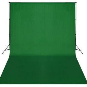Greenbox 2x3 mt Yeşil Fon Perdesi+ JINBEI 3x3 mt Fon Asma Standı + Taşıma Çantası Kit