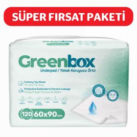 Greenbox 60x90 cm 30'lu 120 Adet Yatak Koruyucu Örtü