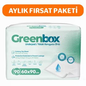 Greenbox 60x90 cm 90 Adet Yatak Koruyucu Örtü